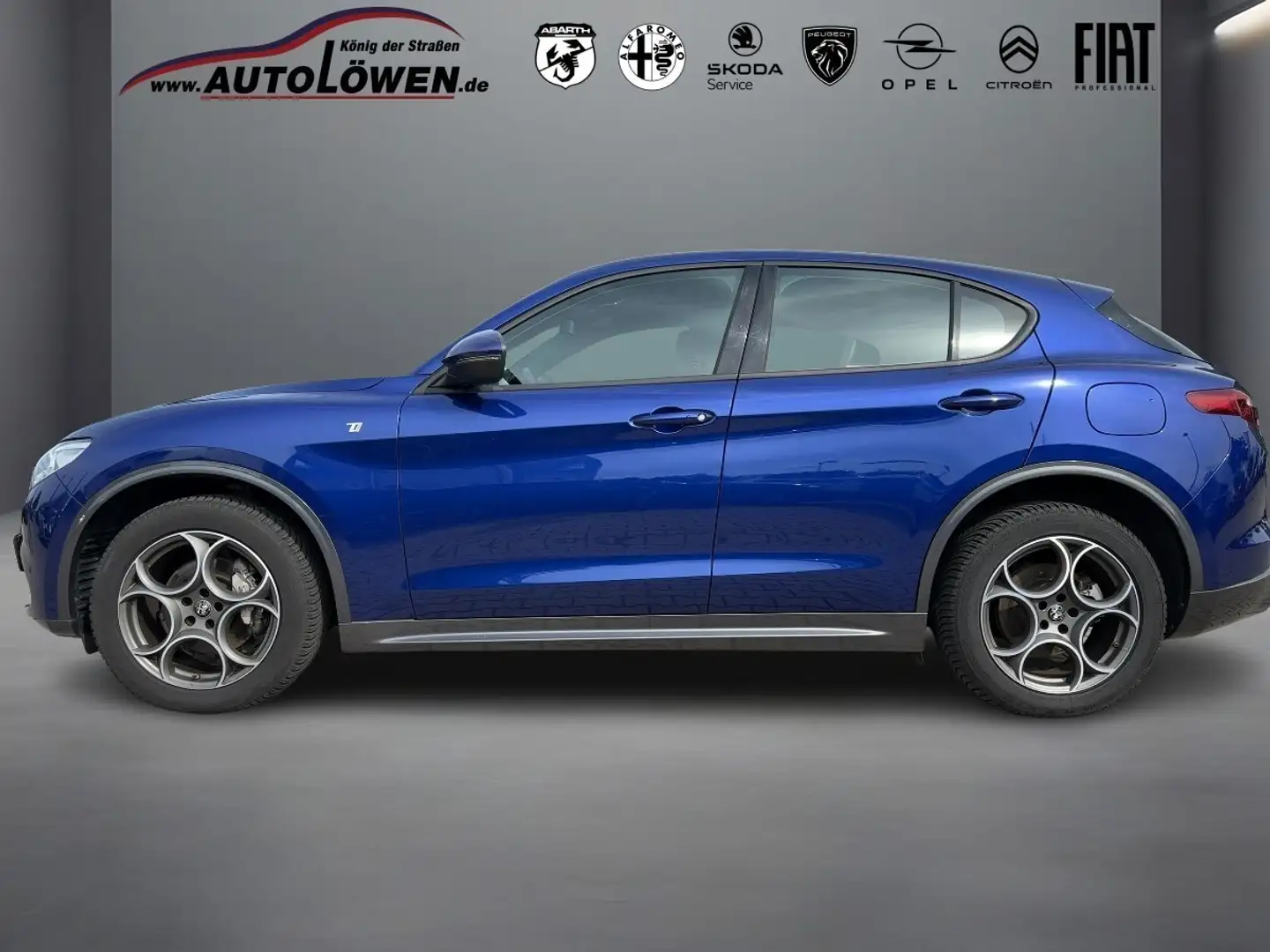 Alfa Romeo Stelvio 2.0 Turbo 16V Ti Q4 (EURO 6d) Blau - 2