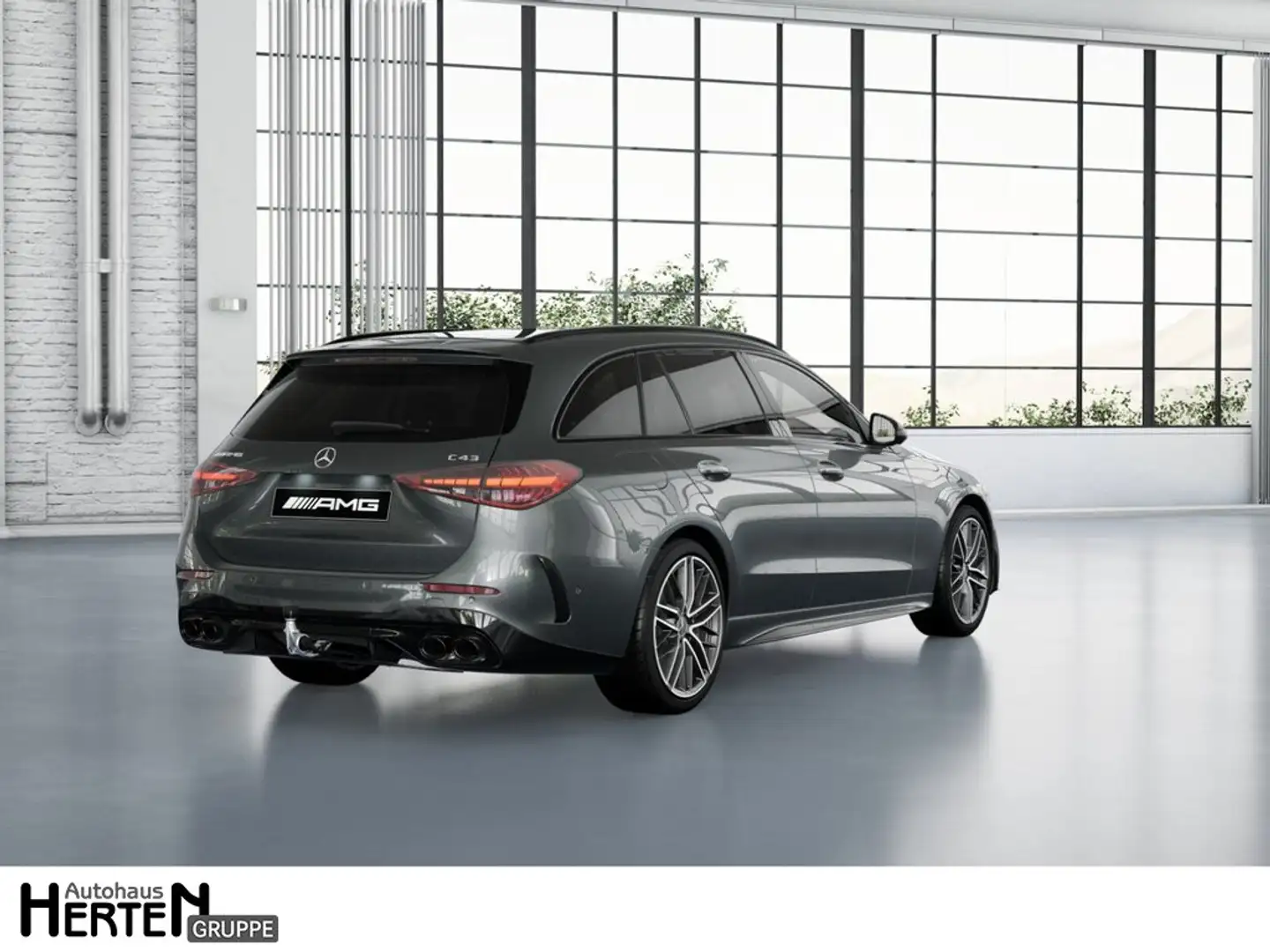 Mercedes-Benz C 43 AMG AMG C 43 T 4M+PANO+NIGHT+DIGITAL-L.+360°+AHK+SHZ Szary - 2