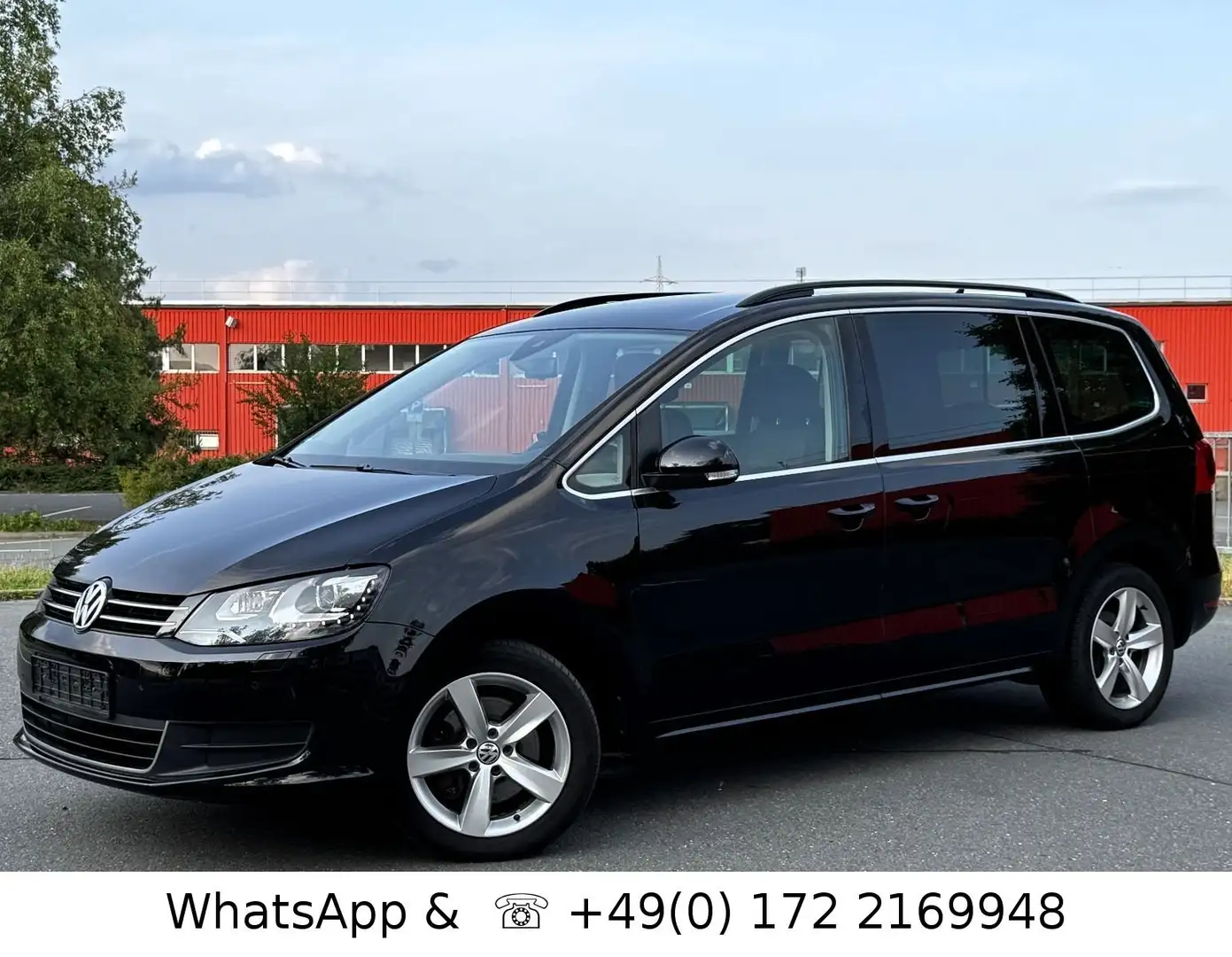 Volkswagen Sharan 2,0 TDI*BMT*NAVI*KLIMA*AHK*SHZ*PDC*LED*6G Negro - 1