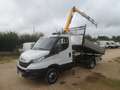 Iveco Daily 35c14 ribaltabile con gru Bianco - thumbnail 1