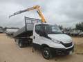 Iveco Daily 35c14 ribaltabile con gru Bianco - thumbnail 3