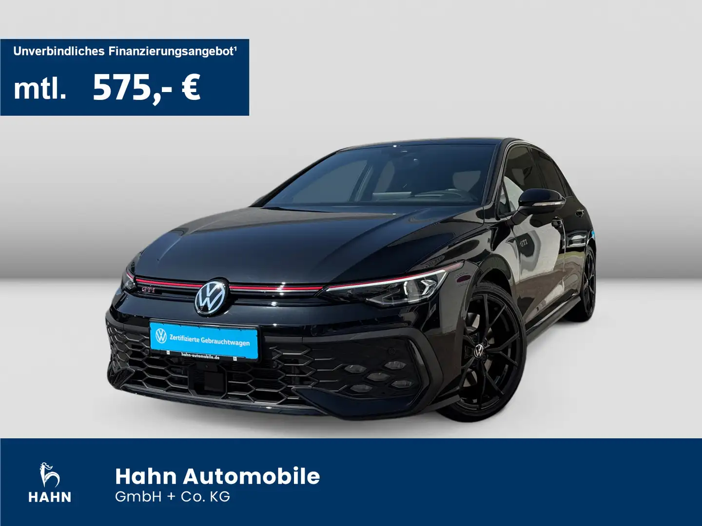 Volkswagen Golf GTI Golf VIII GTI 2.0TSI DSG Cam Navi H&K Matrix ACC Schwarz - 1