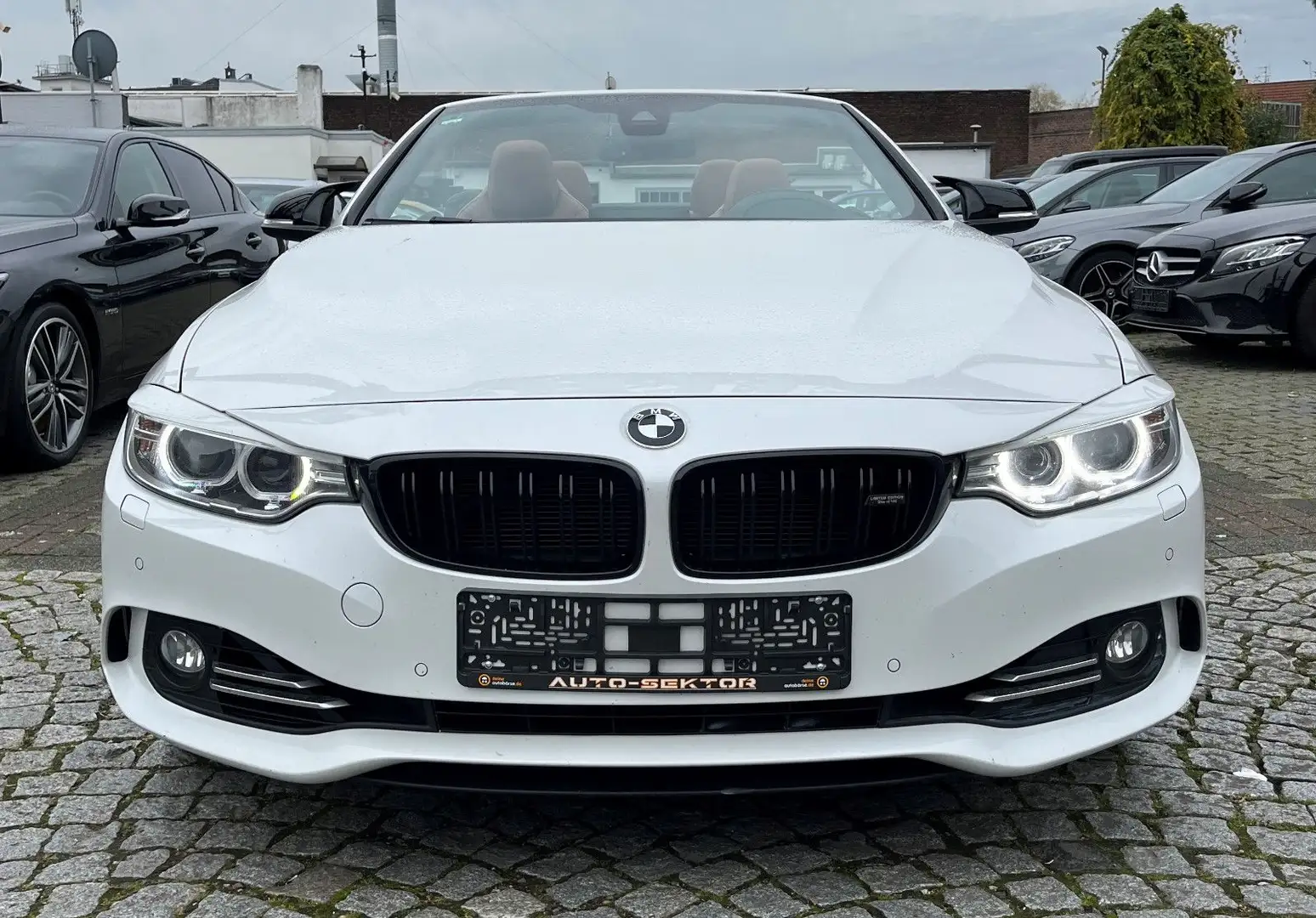 BMW 435 i CABRIO *SPORT-LINE*DEUTSCHES AUTO-KAMERA-NR Blanc - 2