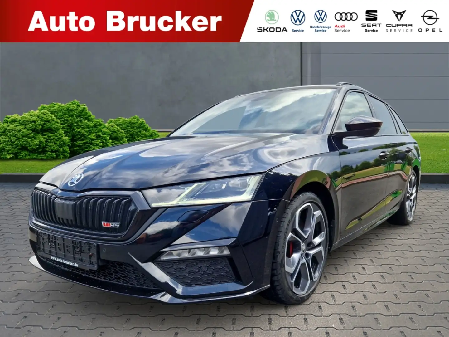 Skoda Octavia Combi RS First Edition 2.0 TSI+Standheizung+ AHK Czarny - 1