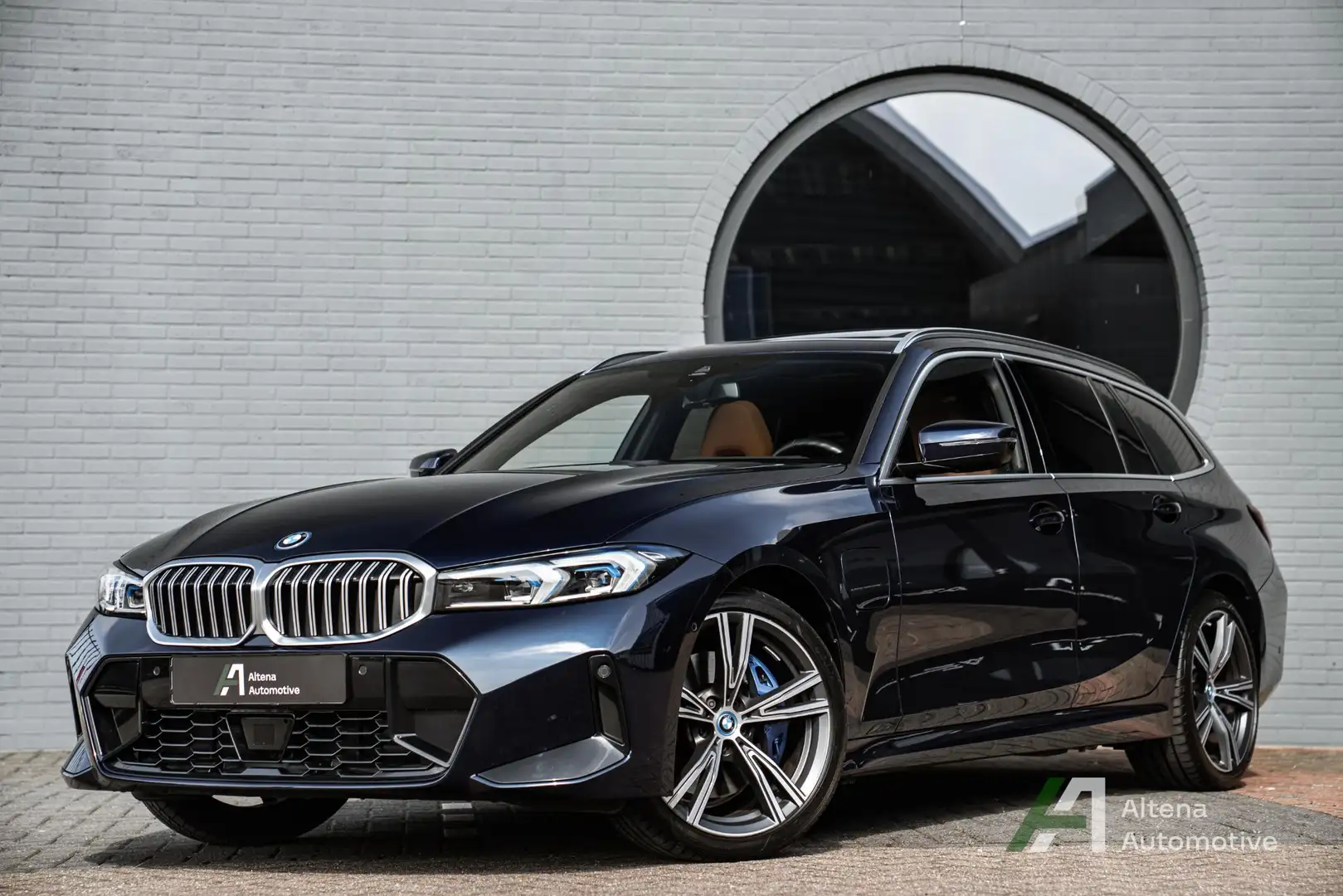 BMW 330 3-serie Touring 330e M-sport stoelen, achteruitrij Bleu - 1