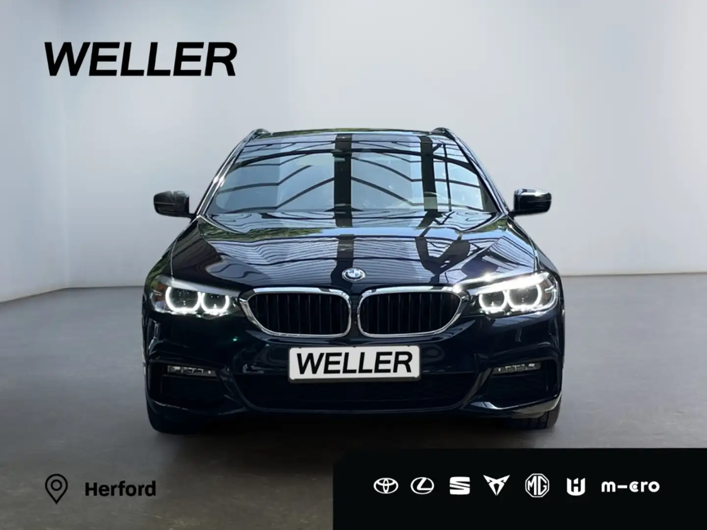 BMW 530 i Touring *M Sport*Leder*HiFi*Pano*Niveaureg* Zwart - 2