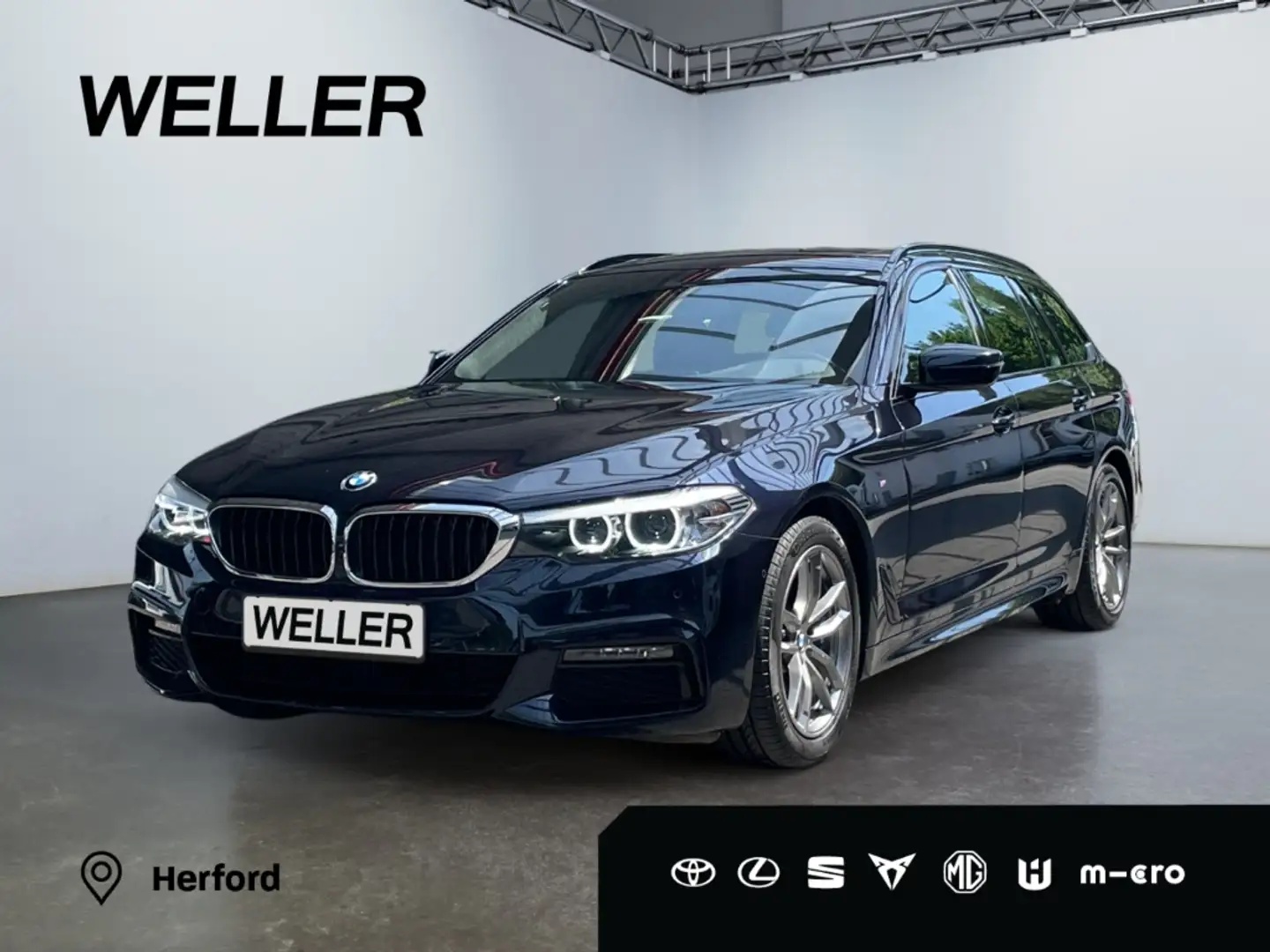 BMW 530 i Touring *M Sport*Leder*HiFi*Pano*Niveaureg* Zwart - 1