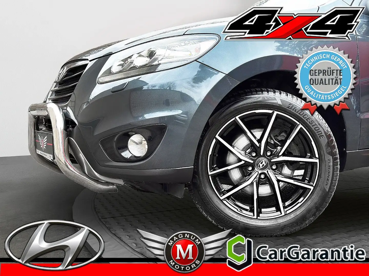 Hyundai SANTA FE 2.2 CRDi PREMIUM 4WD *Aut.*Leder*AHK* Grau - 1