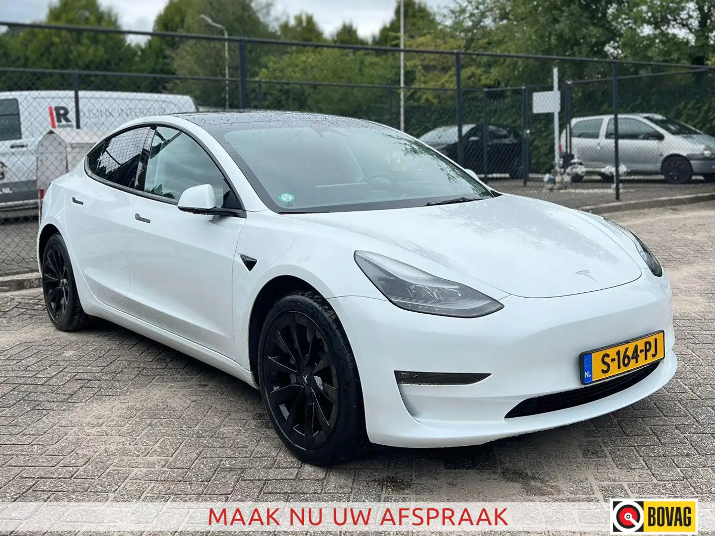 Tesla Model 3 Long Range AWD 75 kWh | Panoramadak | Leder Bianco - 1