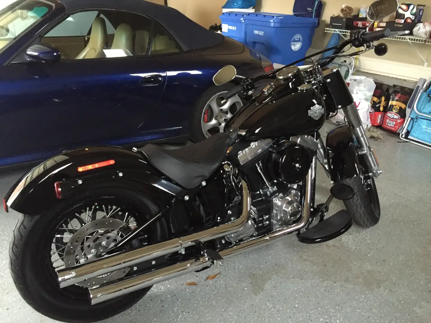 Harley-Davidson Softail Slim FLS 103 Negro - 1