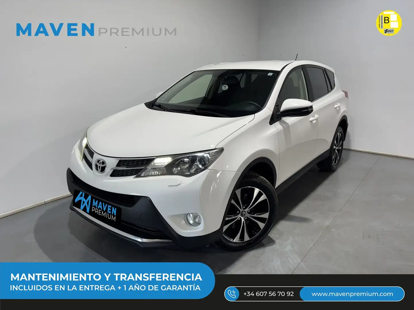 Toyota RAV 4 120D Advance AWD Blanc - 1