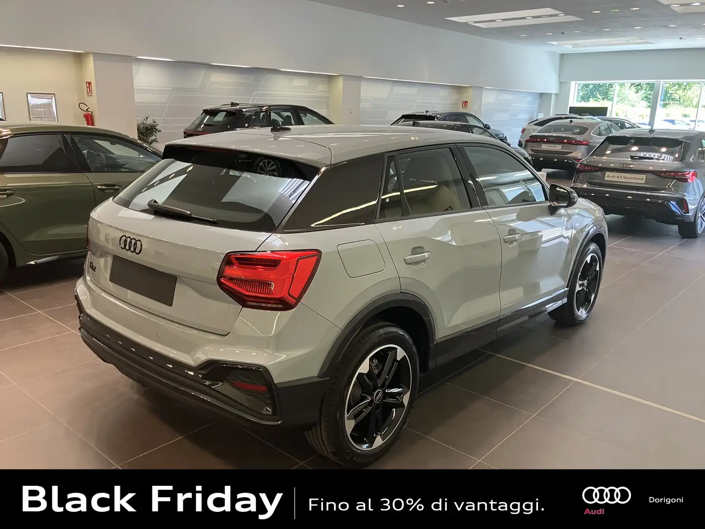 Audi Q2 35 2.0 tdi s line edition s-tronic Grijs - 2