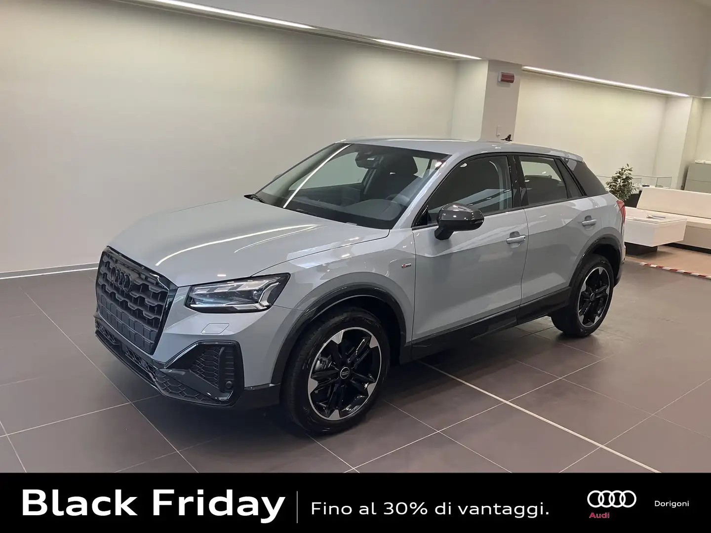 Audi Q2 35 2.0 tdi s line edition s-tronic Grijs - 1