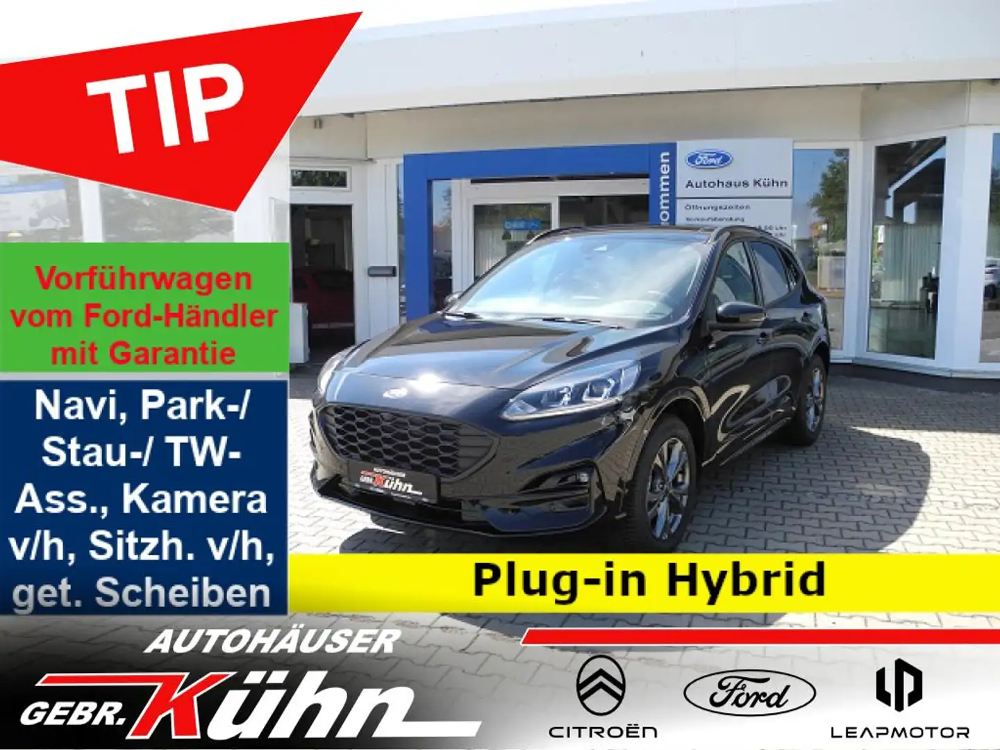 Ford Kuga 2.5 PHEV ST-LINE - iACC, Glasd., Allw., LED, TW Schwarz - 1