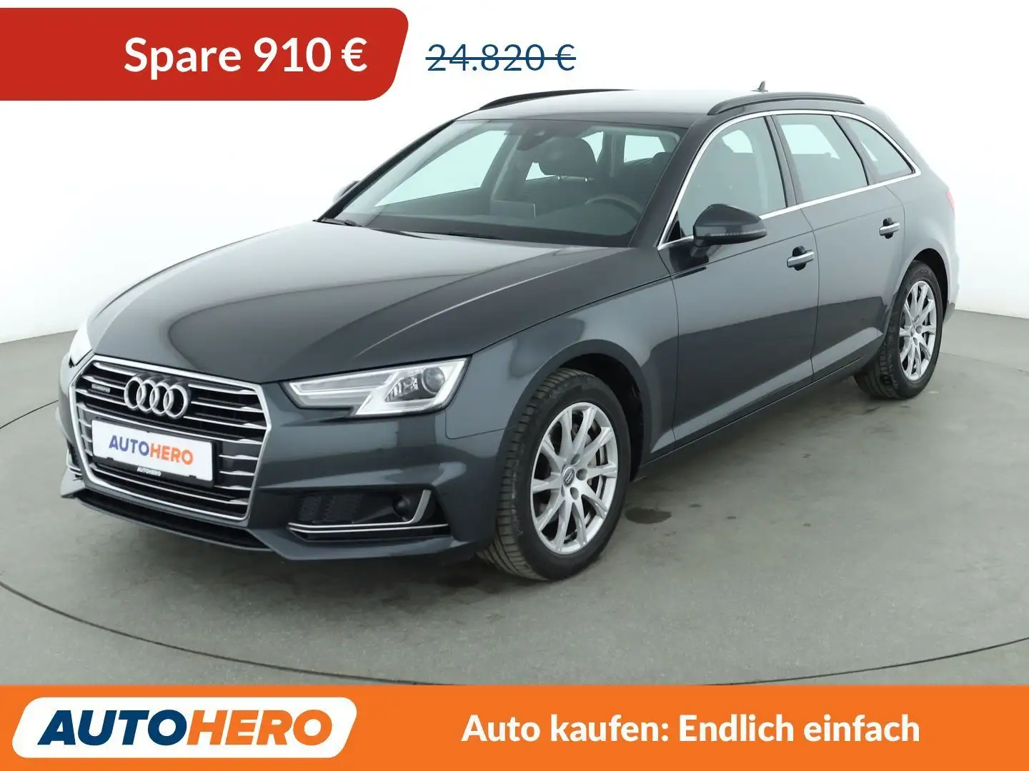Audi A4 40 TDI quattro Design Aut.*NAV*XENON*ACC*PDC*SHZ Gris - 1