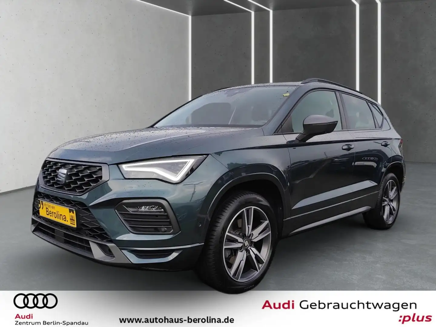 SEAT Ateca 2.0 TSI 4D FR DSG *StdHz*ACC*R-CAM*SHZ* Groen - 2