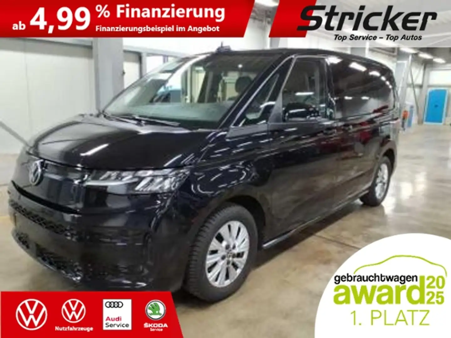 Volkswagen T7 Multivan 2.0TDI DSG 439,-ohne Anzahlung Navi AHK Vis-aVis Nero - 2