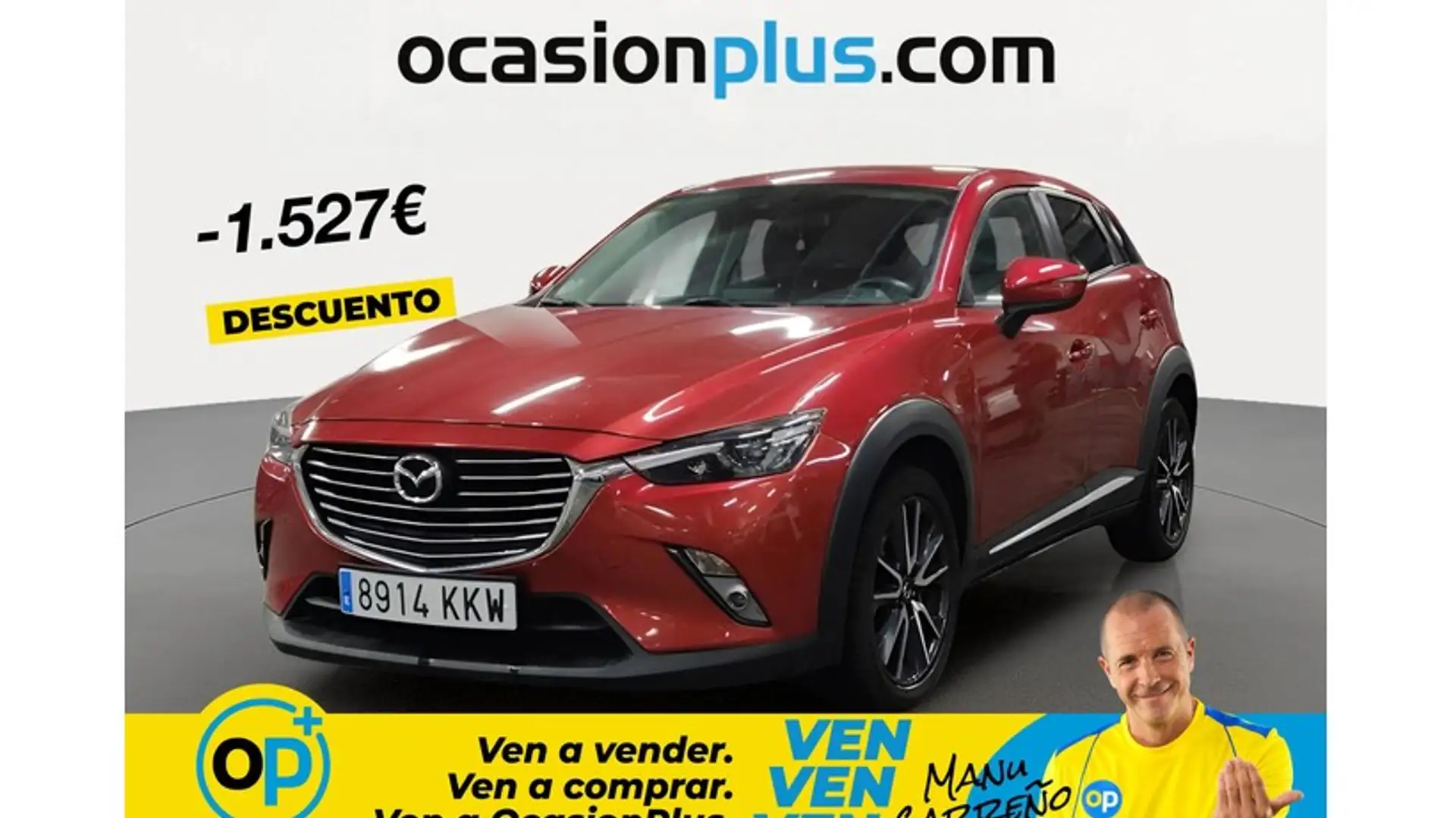 Mazda CX-3 1.5D Luxury 2WD Rojo - 1