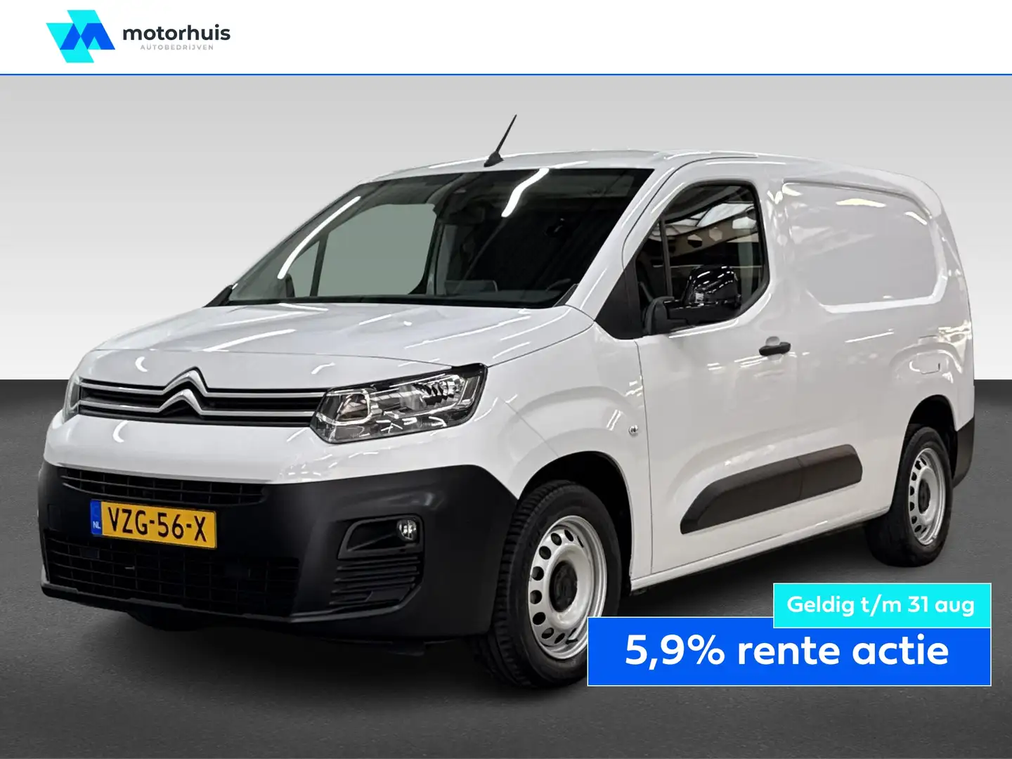 Citroen Berlingo Van XL 1.5 BlueHDi 100PK L2H1 CLUB NAVI PDC CRUISE Wit - 1