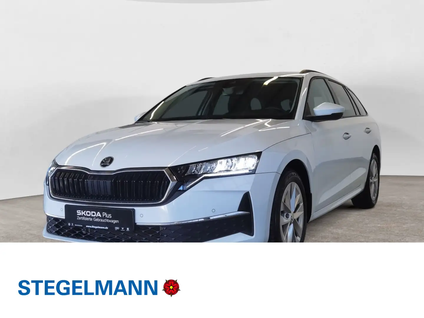 Skoda Octavia Combi 1.5 eTSI DSG Selection *LED*Navi*K Weiß - 1