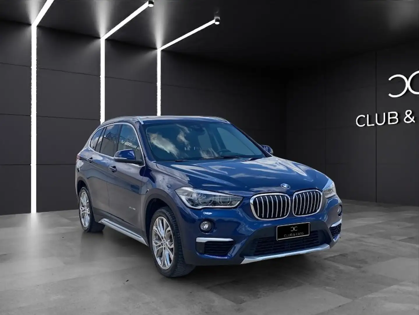 BMW X1 X1 xdrive18d xLine auto TETTO/LED/HUD/PELLE Blu/Azzurro - 1