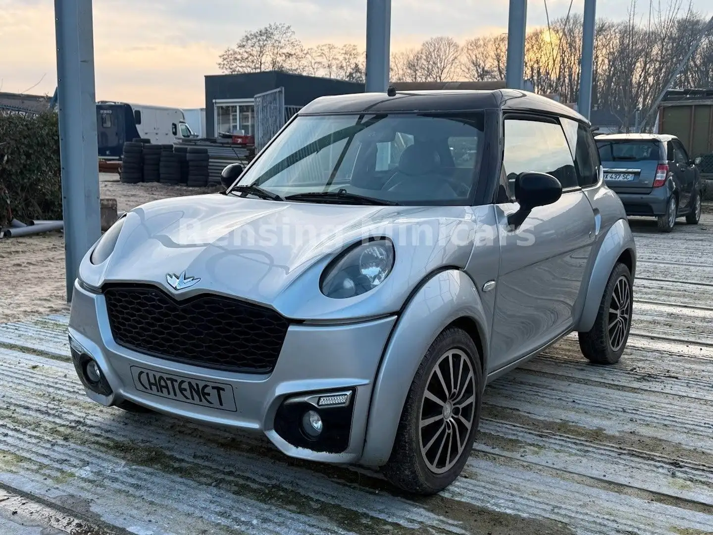 Chatenet Sonstige CH26 Mini Cooper Mopedauto Microcar 45KM Minicar Silber - 2