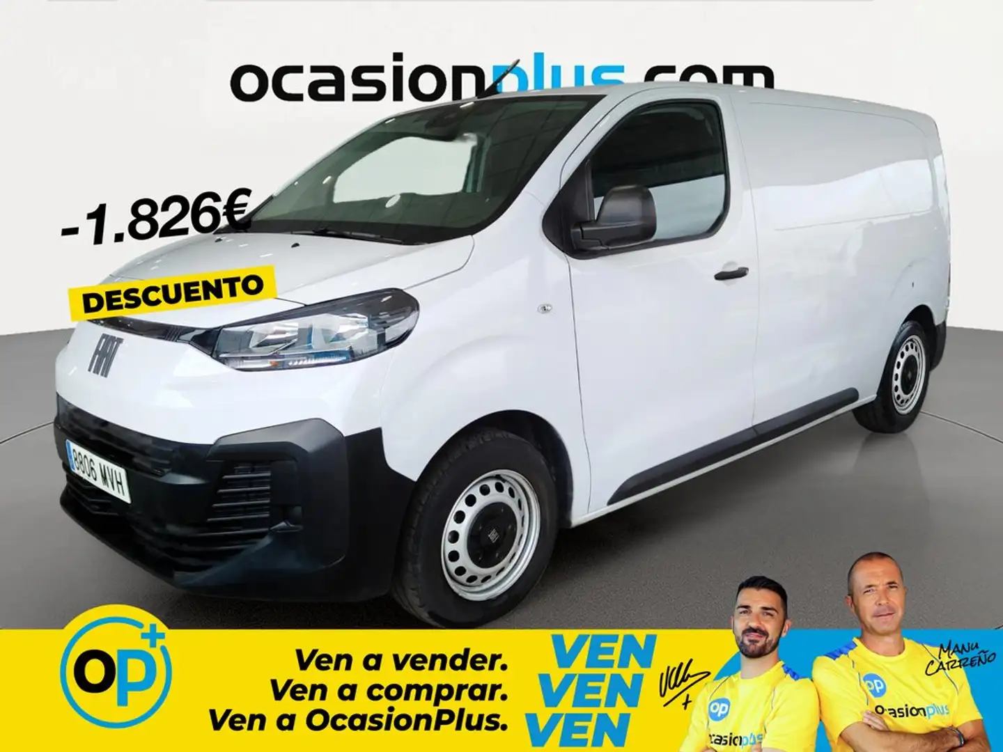 Fiat Scudo Furgón 1.5BlueHDI S&S L2 H1 88KW Blanco - 1