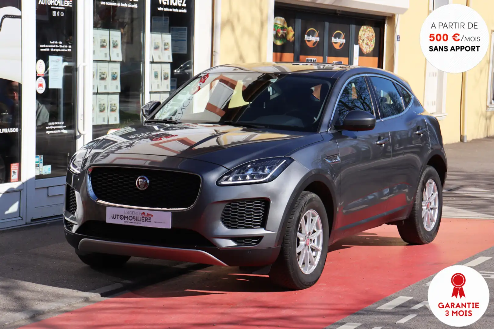 Jaguar E-Pace 2.0 150 BVM6 (Carplay, Caméra, Sièges chauffants Gris - 1