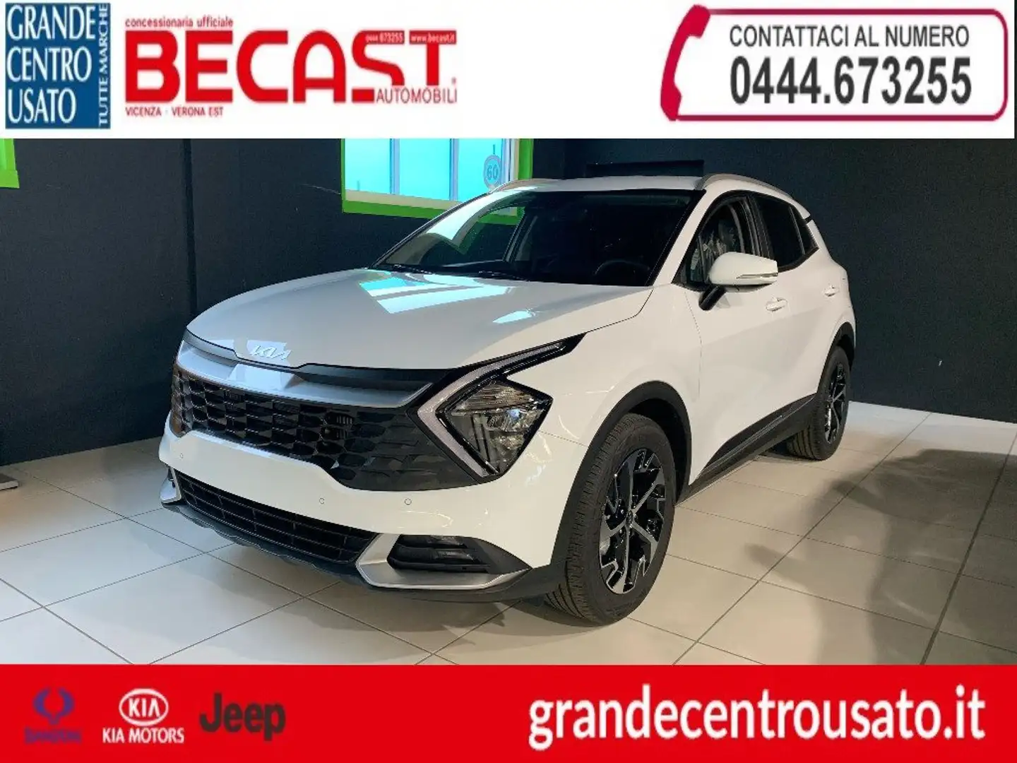Kia Sportage 1.6 CRDi MHEV DCT Style - KM ZERO Bianco - 1