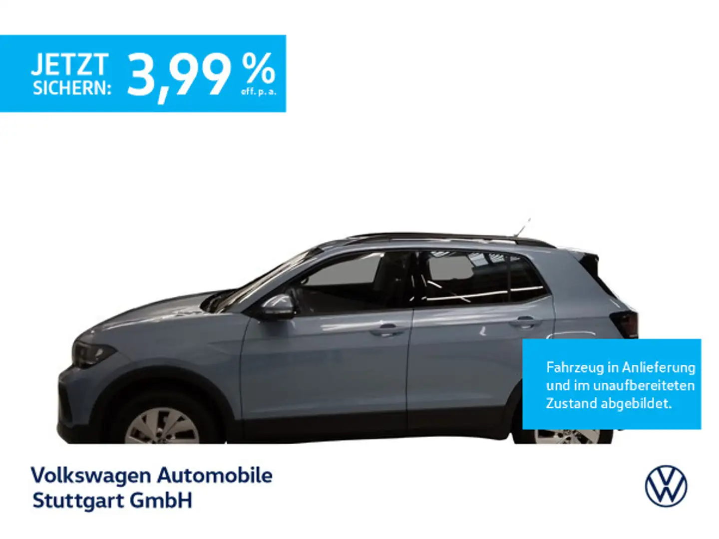 Volkswagen T-Cross Life 1.0 TSI Navi LED ACC SHZ PDC Blauw - 1