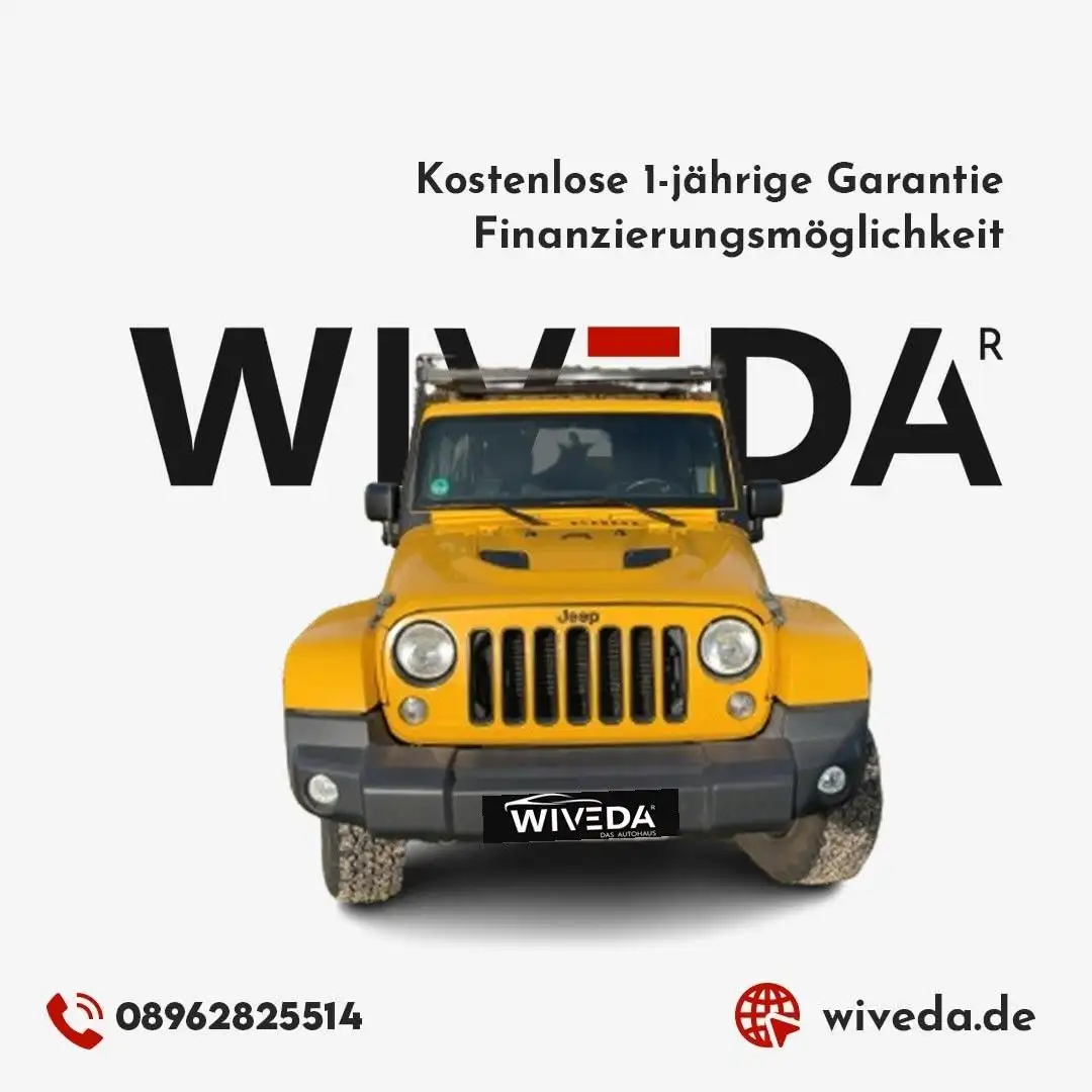 Jeep Wrangler Unlimited X 3.6 Aut. LEDER~AHK~NAVI~ Sarı - 1