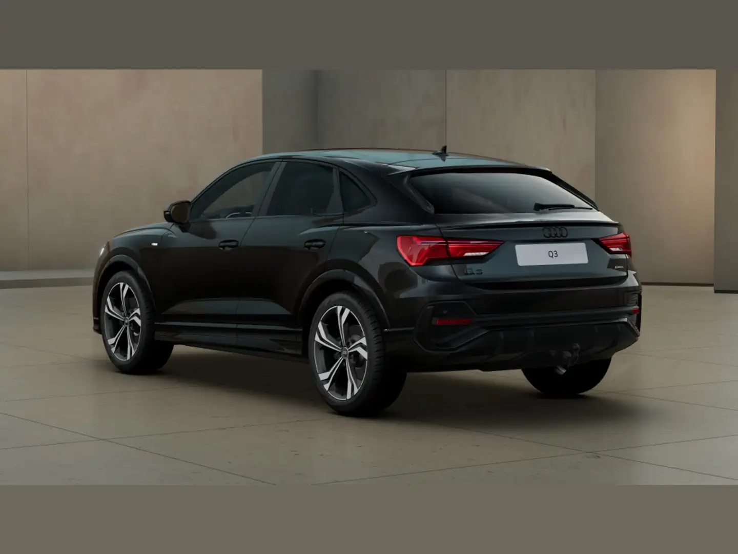 Audi Q3 Sportback 40 TDI quattro S tronic S line Schwarz - 2