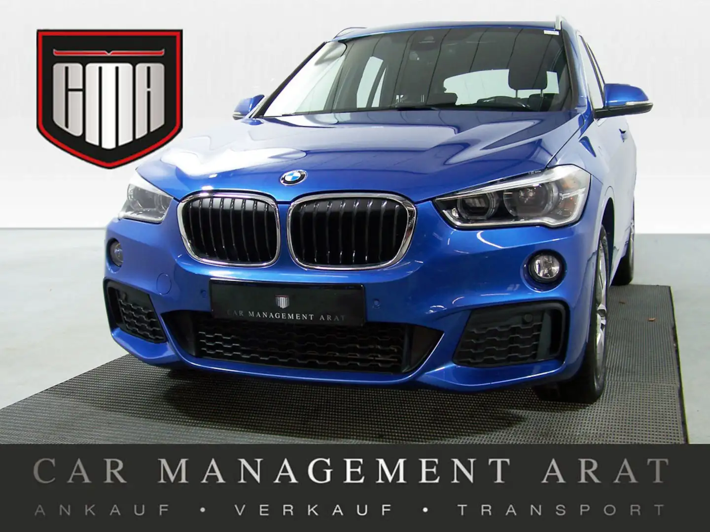 BMW X1 xDrive 20 d M Sport+NAVI+LED+AHK+HEAD-UP Bleu - 1