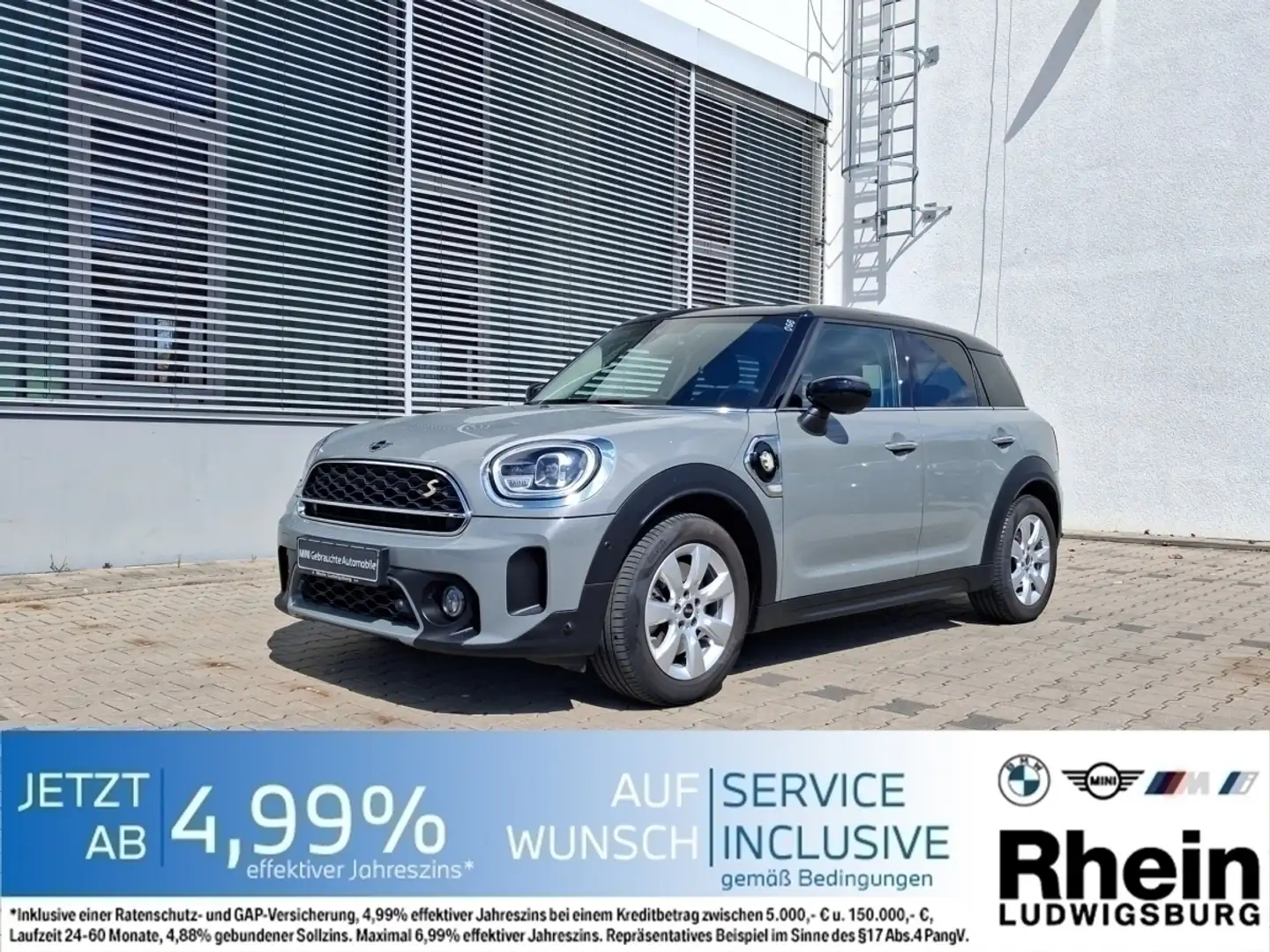 MINI Cooper SE ALL4 CountrymanA Navi LED ParkAss Grey - 1