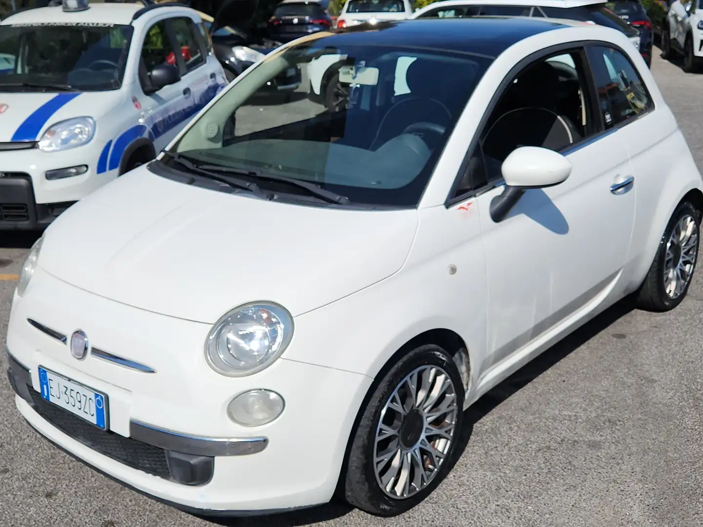 Fiat 500 500 III 1.2 Lounge 69cv 66000KM OK NEOPATENTATI Bianco - 2