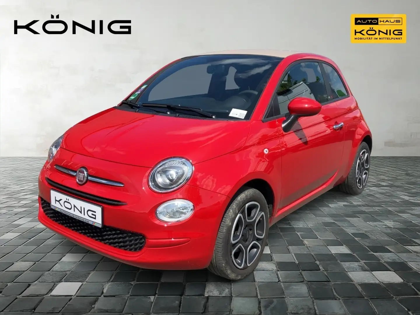 Fiat 500C CLUB 51kW Rot - 1