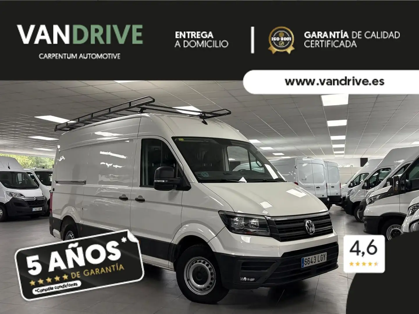 Volkswagen Crafter 30 Furgon BM TN L3H2 2.0TDI 75kW (102CV) Blanco - 1