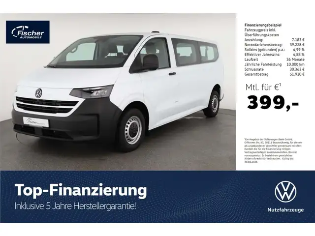 Volkswagen T7 Transporter 2.0 TDI Kombi LR Klima/RFK/LED