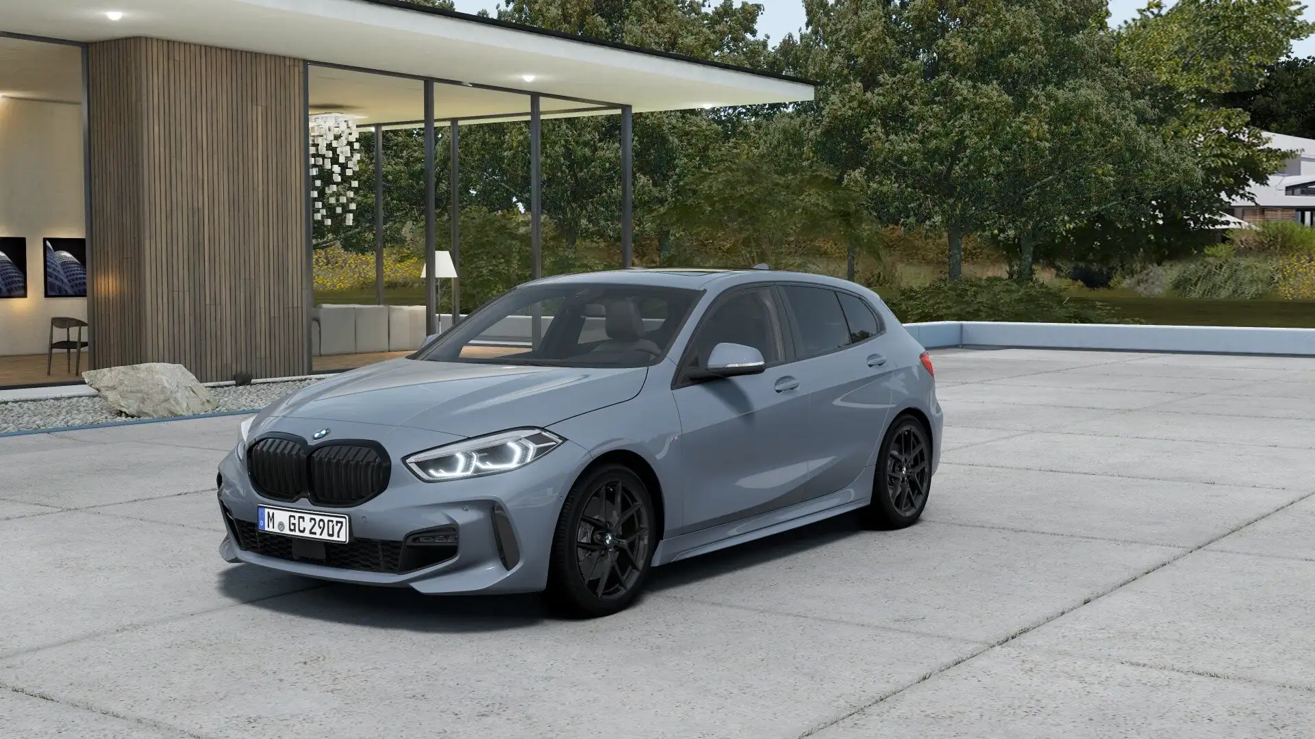 BMW 120 i M SPORT PANO TEMPOMAT LENKRADHZG. Grau - 1