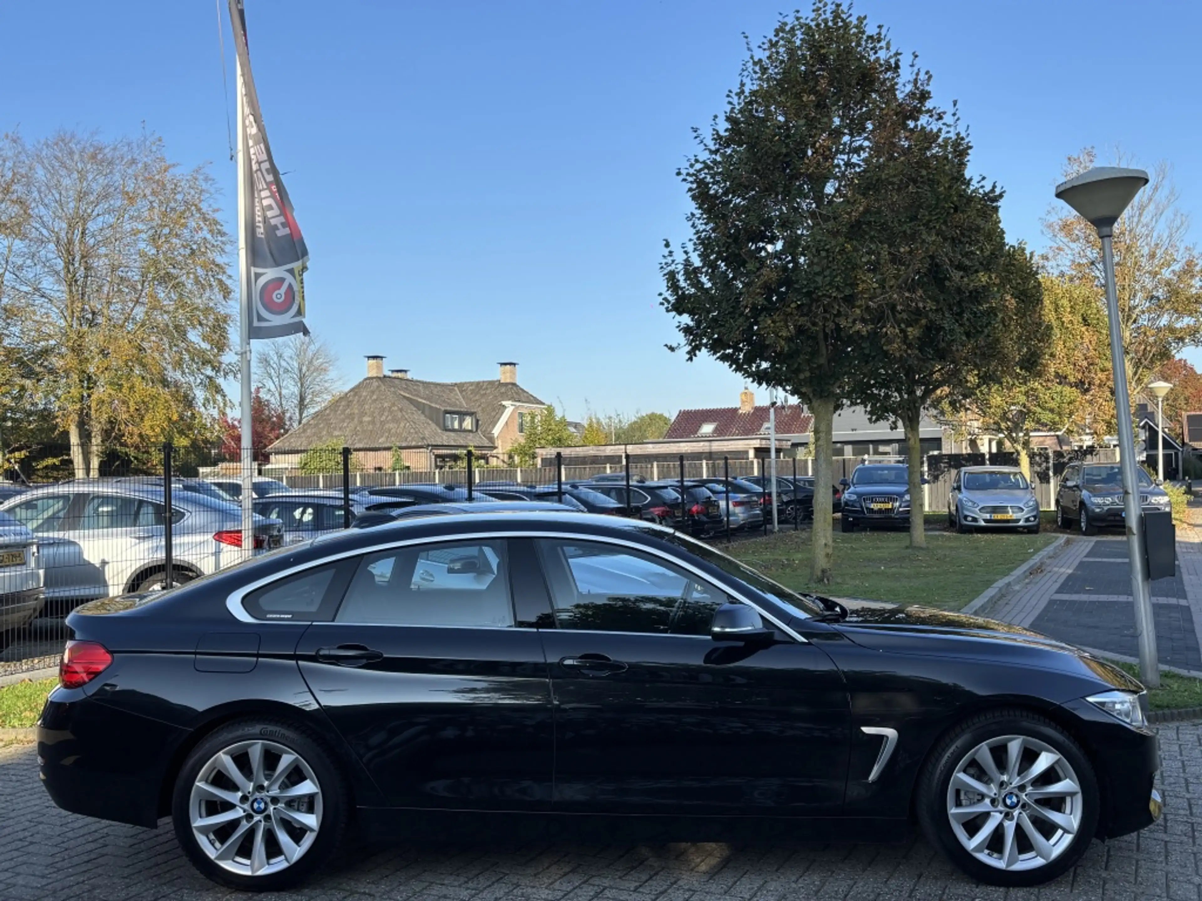 BMW 420 4-serie Gran Coupé 420D Automaat 2017 Zwart Trekha — photo 4