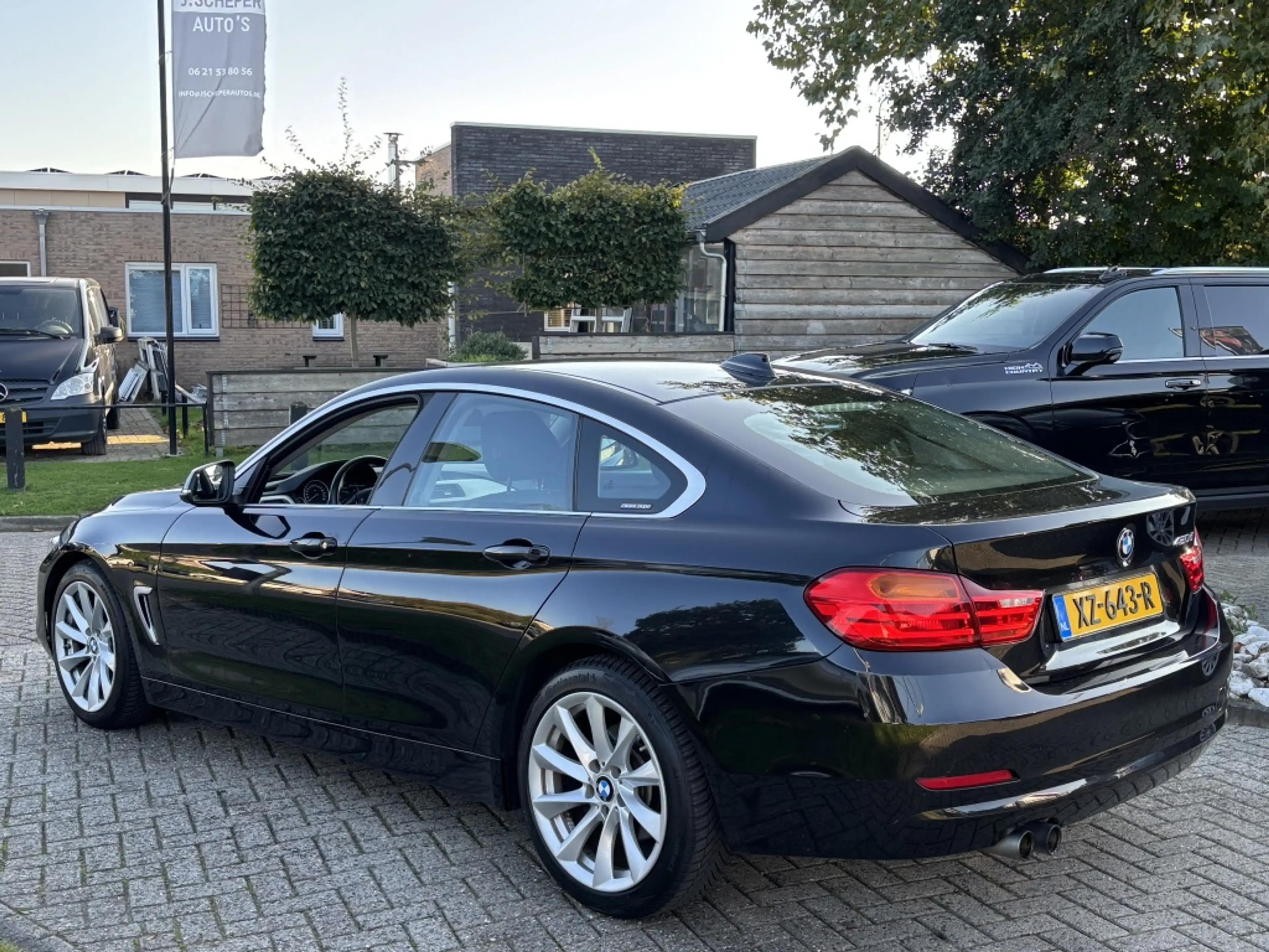 BMW 420 4-serie Gran Coupé 420D Automaat 2017 Zwart Trekha — photo 7