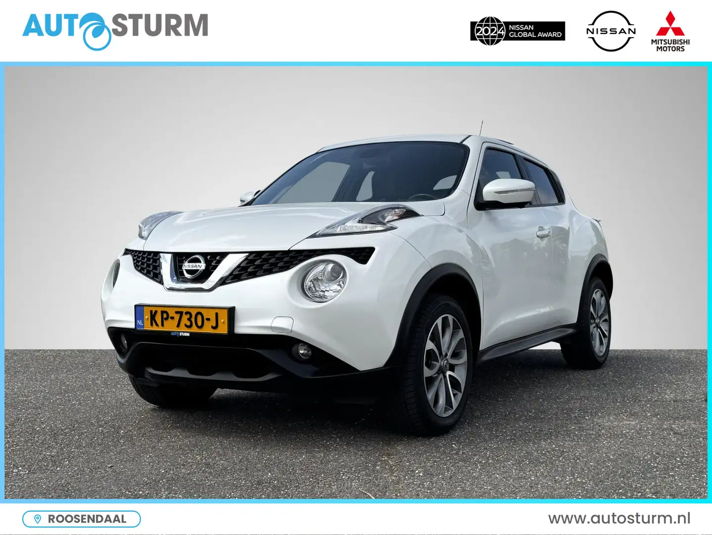 Nissan Juke 1.6 Tekna Automaat | Panoramadak | Navigatie | 360 Білий - 1