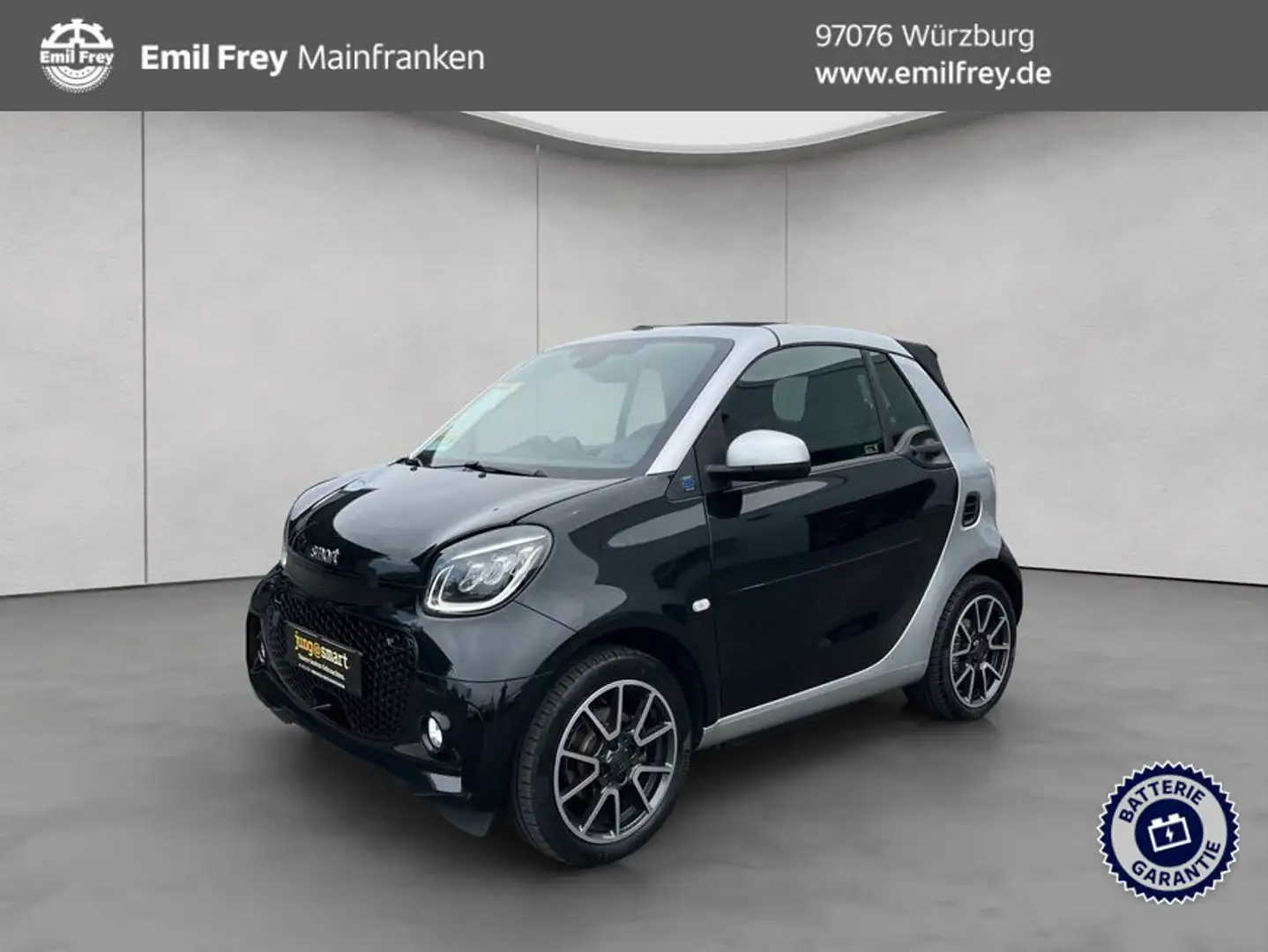smart forTwo fortwo cabrio EQ pulse Exclusive BRABUS-LM 22KW Fekete - 1
