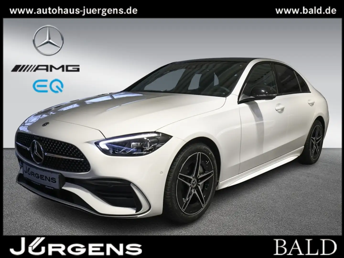 Mercedes-Benz C 180 AMG-Sport/Pano/Night/Cam/Totw/Sound/Ambi Beyaz - 1