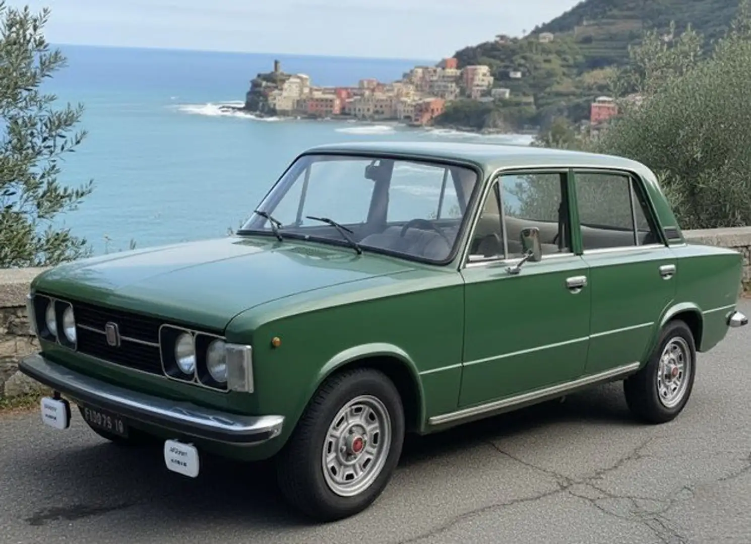 Fiat 124 special 1400 mono Зелёный - 1