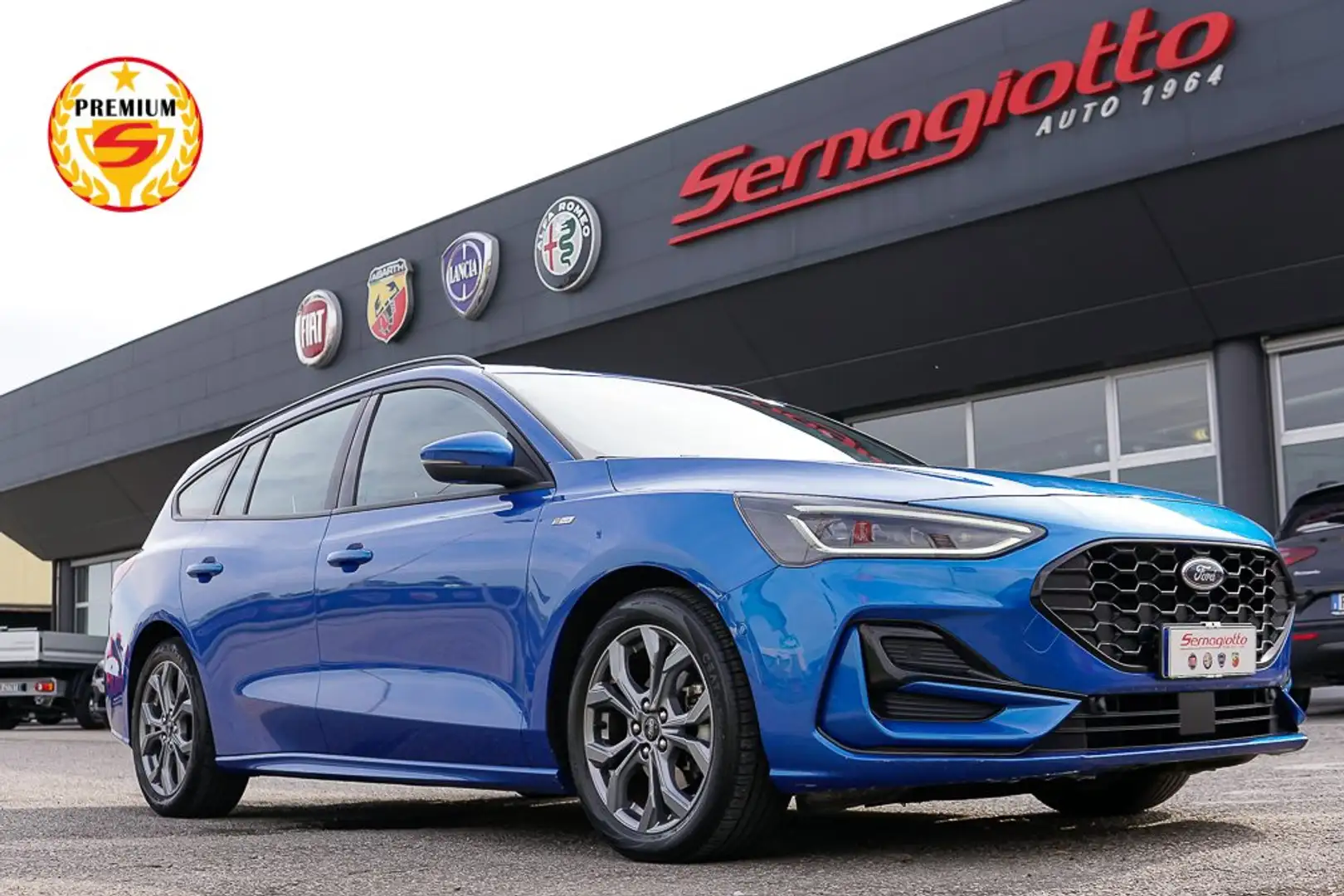 Ford Focus 1.0 125cv Ecoboost h ST-Line | TELECAMERA | NAVI Blu/Azzurro - 1