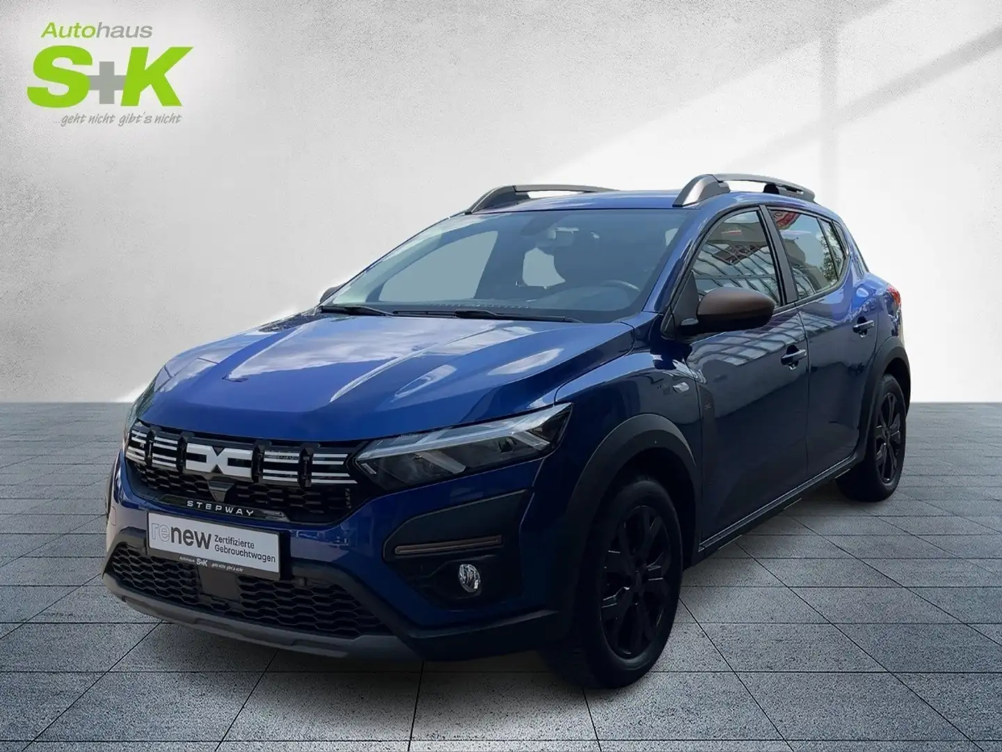 Dacia Sandero Stepway Extreme+ TCe 110+NAVI+GJR+SHZG+AHK+KAM+ Blau - 1