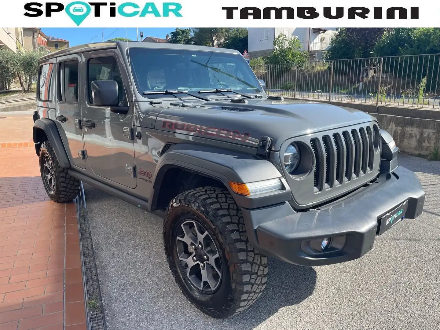 Jeep Wrangler Wrangler Unlimited 2.2 Mjt II Rubicon Gris - 1