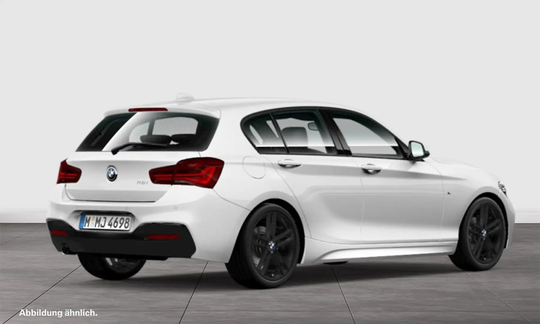 BMW 118 i M SPORT+NAVI+LED+SHZ+SPORTSITZ Blanc - 2