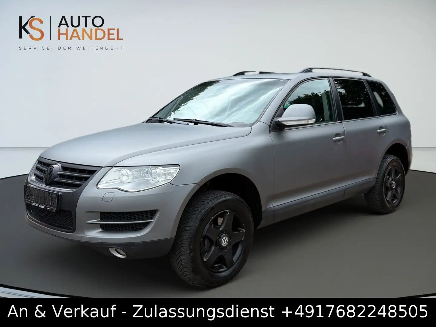 Volkswagen Touareg V6 / KEINE LUFTFEDERN/CHECKHEFTGEPFLEGT Grau - 1